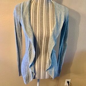 Open Cardigan XS A New Day Grey Lightweight Open Sweater Viscose Nylon Modal